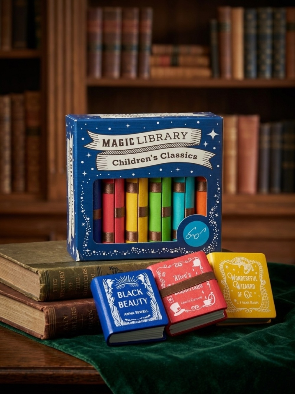Books Magic Library Wooden Jacob’s Ladder Classic Books Toy (Chronicle Books)